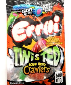 Buy Errlli Twisted Sour Brite Crawler Gummies 600mg THC Online