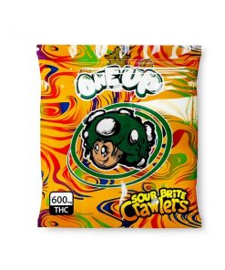 Buy One Up Sour Brite Crawlers 600mg THC Online in Canada - Nupep Shrooms